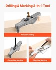 Dowel Jig Kit Self Centering With Drill Bit Set For Woodworking Holes