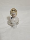 Antique Porcelain Half Doll   Germany   Pin Cushion Rare 1920 s Prestine Cond 