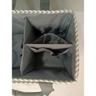 Paper Studio Gray Chevron Rolling Scrapbook Craft Tote And Desktop Caddy Read