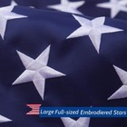 American Flag Heavy Duty 3x5 Ft  100  Made In Usa Sewn Stripes Embroidered Stars