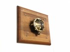 Nautical Marine Small Solid Brass Ship Bulkhead Wall Deck Light - Antique Polish