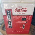 Lot Of Two Coca Cola Drink From A Bottle Flip Top Tins