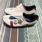 Bont Vaypor S Road Cycling Shoes White red blue Dial Closure Unisex Adults