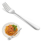 6 7 Inch Stainless Steel Silverware Dessert   Salad Forks Set Of - 8 Silver112