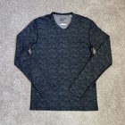 Adidas Techfit Climalite Long Sleeve Shirt Mens Medium M Gray Black Fitted