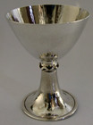 Stunning Dutch Sterling Silver Chalice Goblet 2003 Arts   Crafts 128g