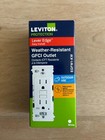 Pack Of 10 Leviton Weather-resistant Gfci Outlet  15a 125v  Egfw1-kw  White
