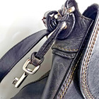 Fossil Leather Bag Zb2722 Flap Leather Crossbody Adjust Strap Key Black Ykk Zip