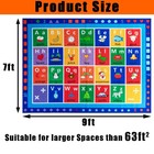 Abc Classroom Rug  Large Classroom Rugs Elementary  Preschool daycare Rugs Fo   
