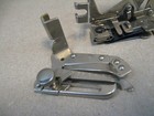 Vtg Singer 221 Sewing Machine Low Shank Attachments Ruffler   Adjustable Hemmer