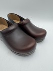 Dansko Professional Women s Clog Brown Leather Nwd Size 39 Eu Narrow
