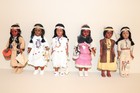 Lot Of 36 Vintage Carlson Native American Dolls 7 1 2 