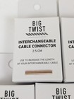 5x Big Twist Interchangeable Cable Connector 2 5cm Knitting Joiner Lot