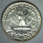 1955 D Us Washington Silver Quarter Coin 25c Silver  Bu Uncirculated Twenty Five