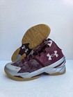 New Under Armour Curry 2 Retro Ua Domaine Red Silver Gum 3026052-601 Men Sz 10 5