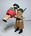 Antique Schuco Dancers Dancing Man   Child Wind Up Toy