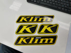 Klim Stickers Bundle Sheet Decal Snowmobile Gear Jacket Helmet