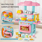 Mini Kitchen Play Set For Kids     Diy Pretend Cooking Toy With Tableware  Stove