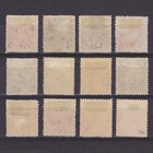 El Salvador 1897  Sc  159-170  Cv  127  Wmk  Mh no Gum used