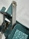 Vintage 1950s Kingsbridge Canasta Playing Card Shuffler Turquoise Metal