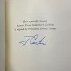 Signed Easton Press  keeping Faith  President Jimmy Carter  1982  Full Leather 
