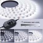10m 6000k Super Bright 300 Leds Strip Light White Dimmable Tape Leds Daylight Us