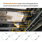 4 Pack Ignition Electrode   Grill Ignitor Wire Kit For Vermont Castings  jenn Ai
