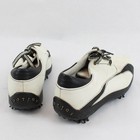Footjoy Lopro Collection Women s 8m White black Leather Spiked Golf Shoes