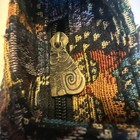 Laurel Burch Feline Tapestry Shoulder Bag Multicolor 13  Cat Purse 