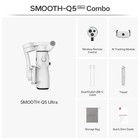 Zhiyun Smooth Q5 Combo Phone Gimbal Stabilizer W  Fill Light   Ai Tracker Module