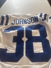 Indianapolis Colts Johnson  Game Issue used Jersey 2019 42w coa Team   Worn 