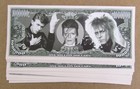 Lot Of 10 David Bowie Money Fake  Wholesale Lot  Million Dollar Bills  Free Ship