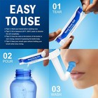Neti Pot Sinus Rinse Bottle Nose Wash Cleaner Pressure Rinse Nasal Irrigation