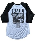 Paul Mccartney Freshen Up Tour 2018-19 Concert Raglan The Beatles Xl 23    X 28   