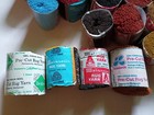 Vintage Rug Yarn Lot  Spinnerin Dexters Leewards Pre-cut Rug Yarn Lot Latch Hook