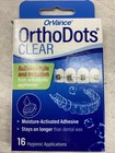6x Orthodots Clear Moisture Activated Adhesive 16 Dots box