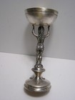 Antique Silver Plated Native American Indian Cup Manistique Michigan 