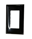 5 Pack Wpdubk Wirecon Black Snap-on Wallplate Single Decor Cover