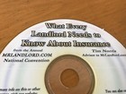 What Every Landlord Needs To Know About Insurance Audio Cd By Mr Landlord