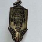 Science Fair Award Third Place Antique Vintage School Charm pendant pin 1978 79