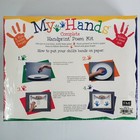 My Hands Complete Handprint Poem Kit Noahs Ark Non Toxic Wood   Glass Frame Fmi