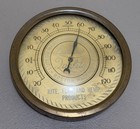 Vintage  Circular Brass-cased Gauge   Ludlow Manufacturing   Sales Co  