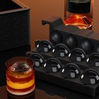 Clear Ice Ball Maker For Whiskey  Circle Ice Cube Tray Make 2inch Ice Sphere    