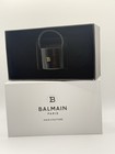 Balmain Paris Hair Couture Black Hair Tie With Gold-plated Logo
