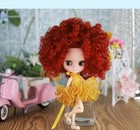 Middie Blythe Doll Nude Red Afro Hair Bjd Factory Matte Face Jointed Body Neo 8 