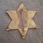 Vintage Palm Springs Honorary Sheriff 1975 Desert Circus Golden Bron Metal Badge