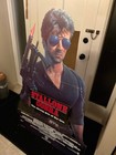1986 Cobra Stallone Warner Bros Home Video Standee W  Box