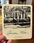 Anne Rice Signed Bookplate With New Orleans Illustration