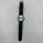 Lucien Piccard Eiger Men s Watch Sky Blue Dial Quartz 316l Steel Black Leather