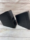 2 Bose Mediamate Computer Speaker Pair Set Tested Working W  Ac Adapter Black